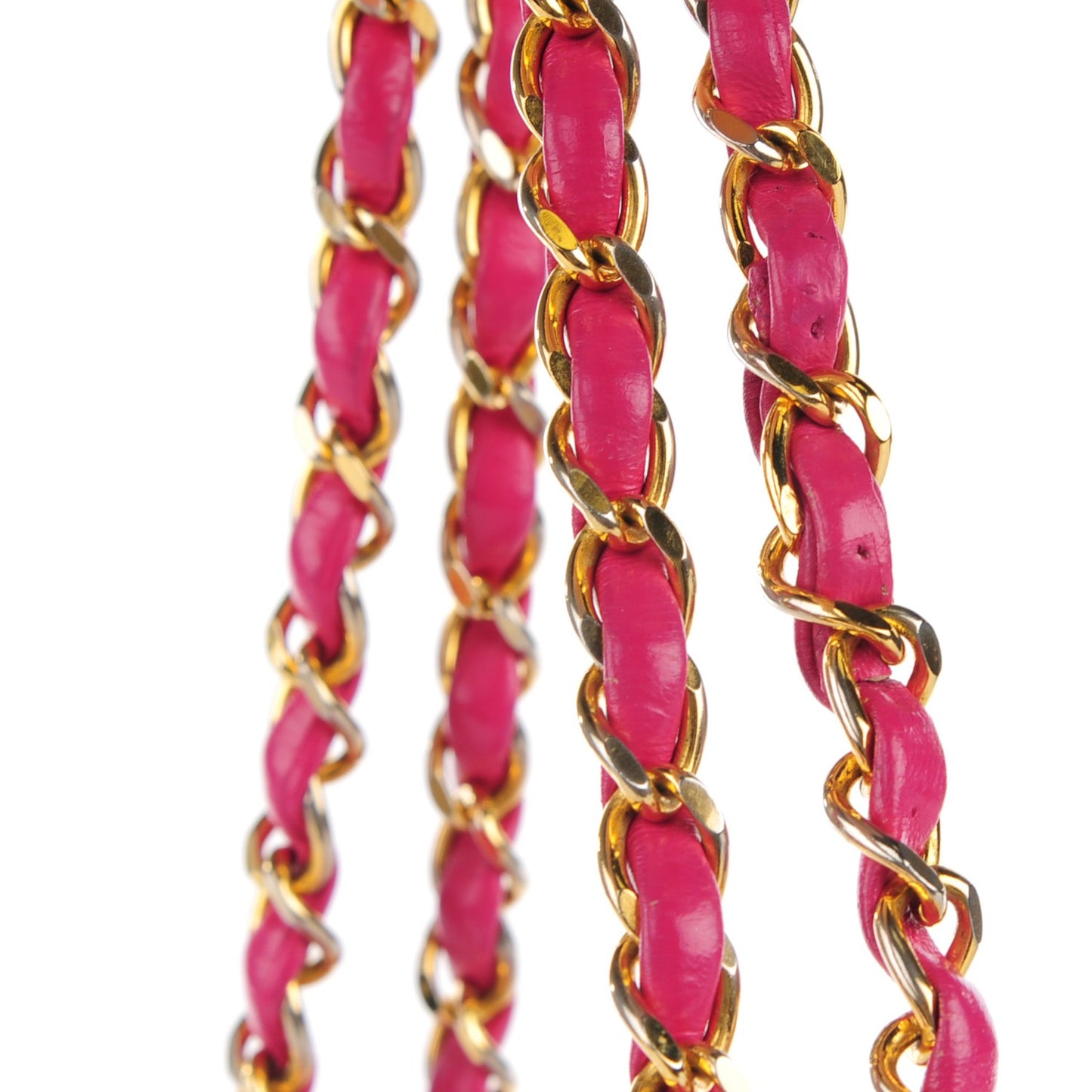 Lambskin Quilted Medium Single Flap Bag Pink