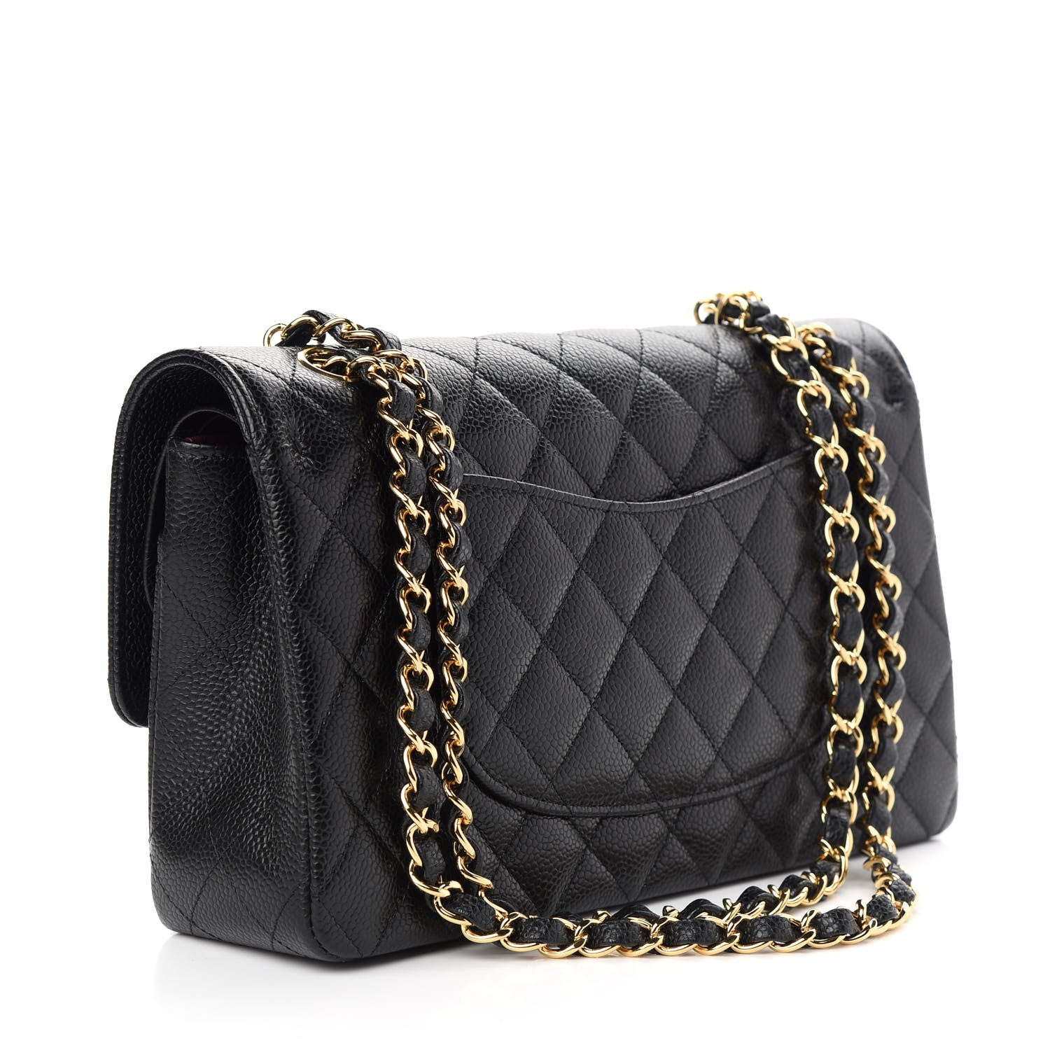 Chanel Caviar Quilted Medium Double Flap Black 3 of 9