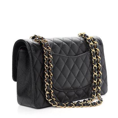 Chanel Caviar Quilted Medium Double Flap Black 3 of 9