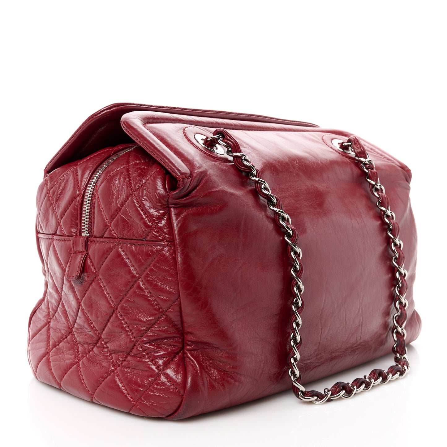 Lambskin Timeless CC Tote Red