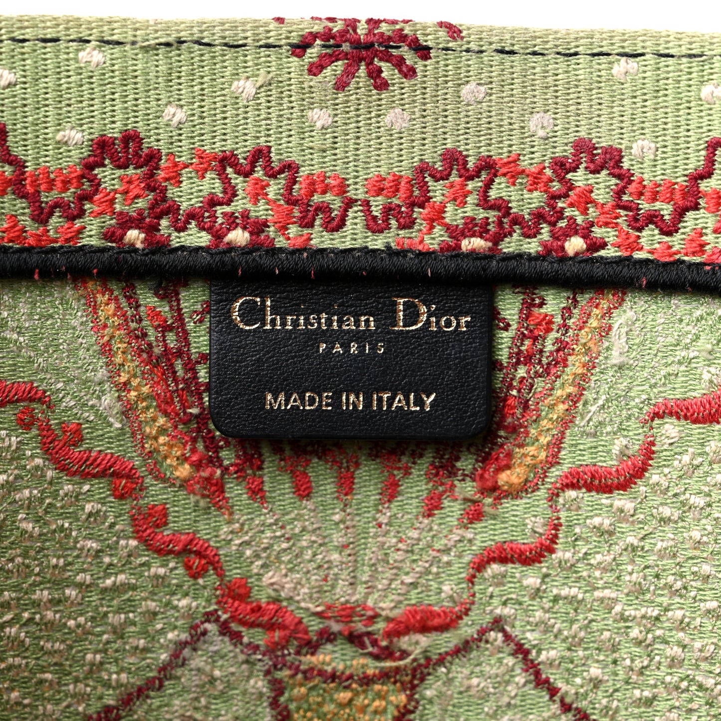 Canvas Embroidered Large In Lights Book Tote Multicolor