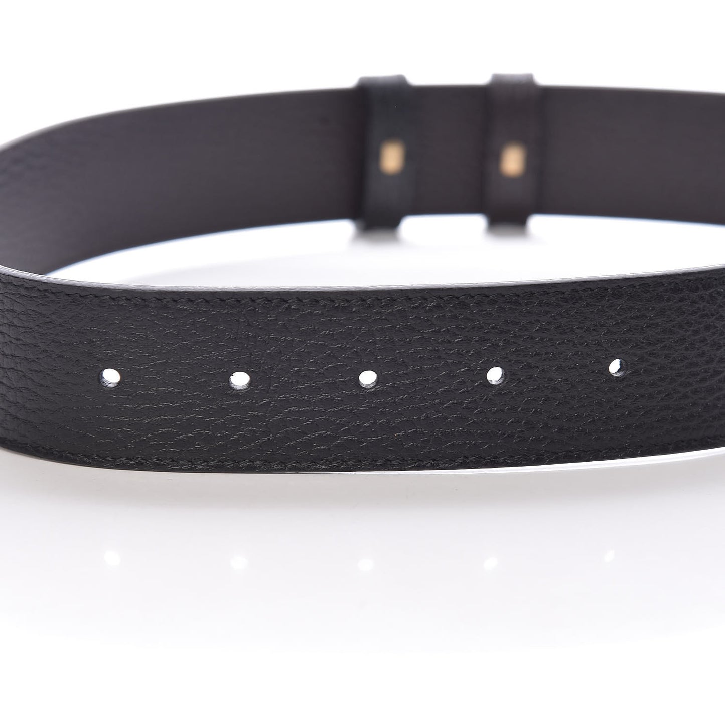 Calfskin Double G Reversible 37mm Belt 85 34 Black Cocoa