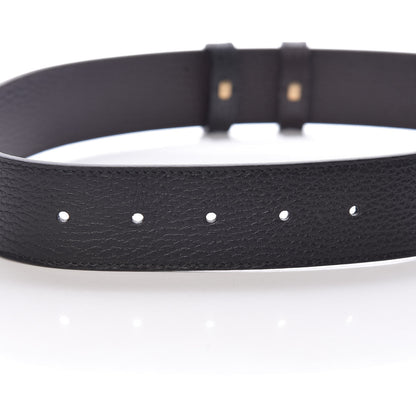 Gucci Calfskin Double G Reversible 37mm Belt 85 34 Black Cocoa 6 of 6