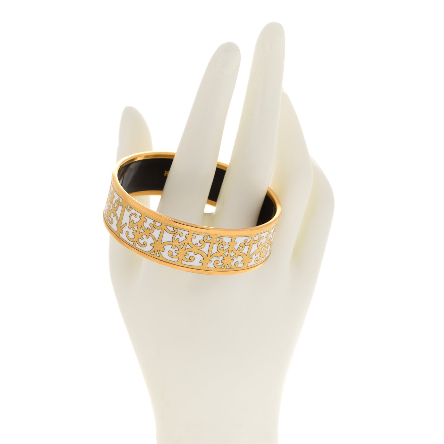 Enamel Printed Wide Balcons du Guadalquivir Bracelet 62 Gold