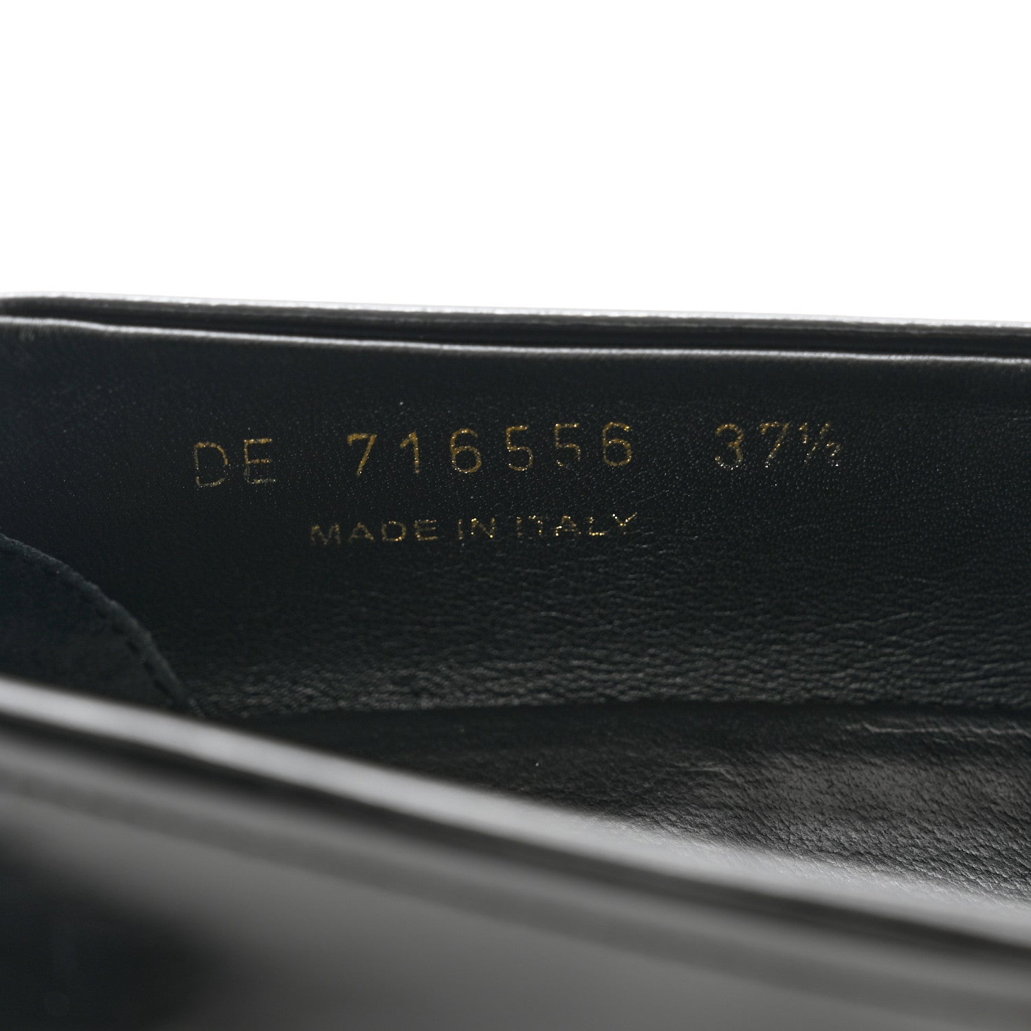 Saint Laurent Glazed Calfskin Chunky Le Loafer Penny Slippers 37.5 Black 8 of 8