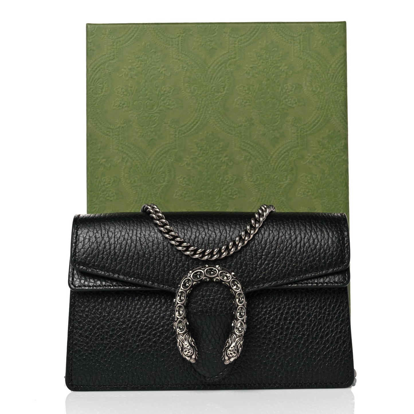 Calfskin Super Mini Dionysus Shoulder Bag Black
