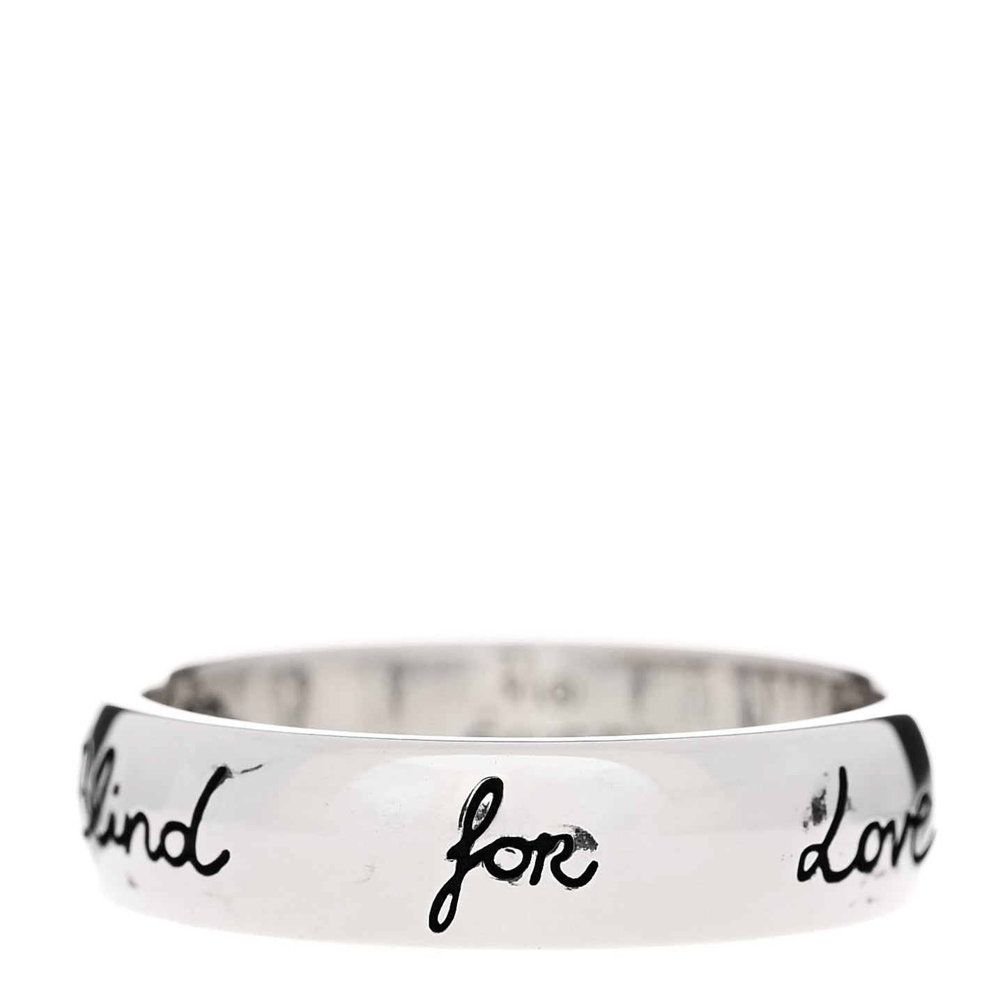 Sterling Silver Blind for Love Band Ring 55 7.25