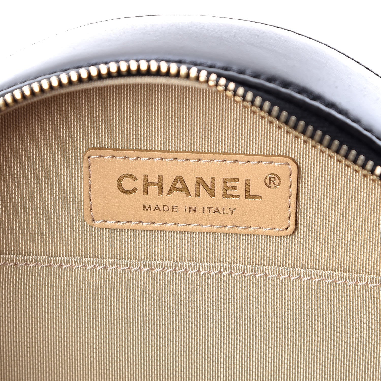 Chanel Glazed Calfskin Round As Earth Evening Bag Black 6 of 7