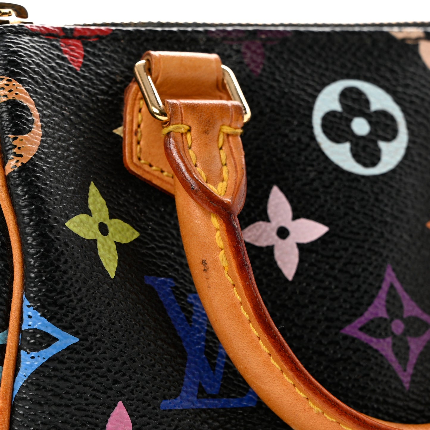 Monogram Multicolor Mini Sac HL Speedy Black