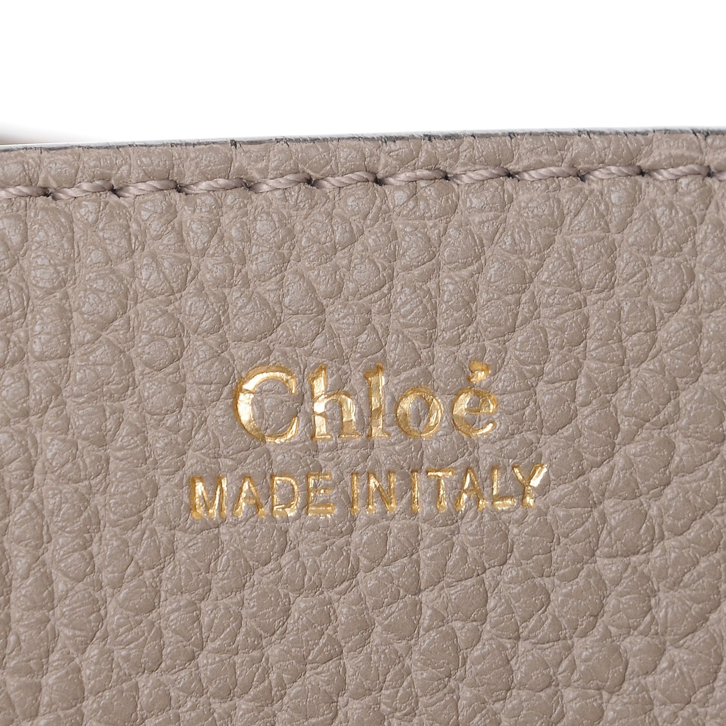 Grained Lambskin Drew Shoulder Bag Motty Grey