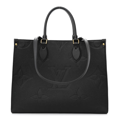 Louis Vuitton Empreinte Monogram Giant Onthego MM Black 1 of 10