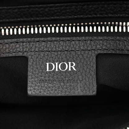 Christian Dior Grained Calfskin Mens Maxi Saddle Bag Back 7 of 15