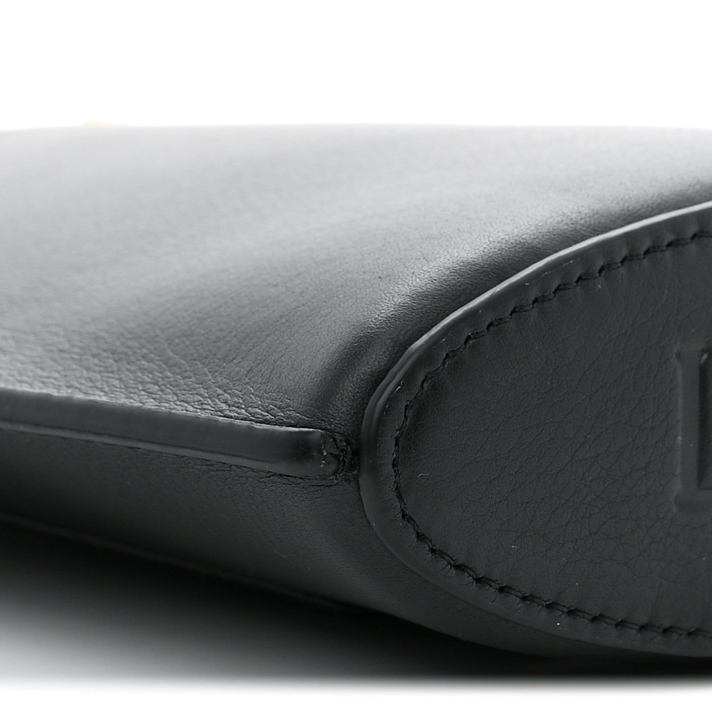 Smooth Calfskin Dice Pocket Black