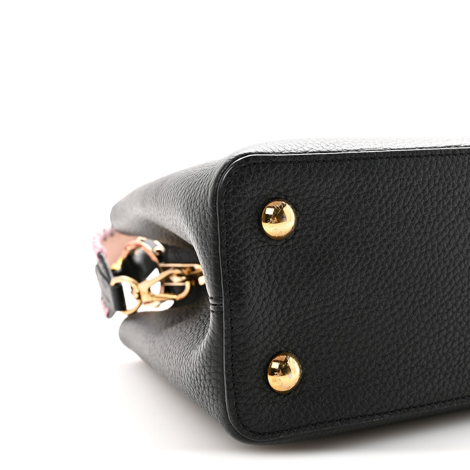 Louis Vuitton Taurillon Capucines PM Rainbow Black 8 of 9