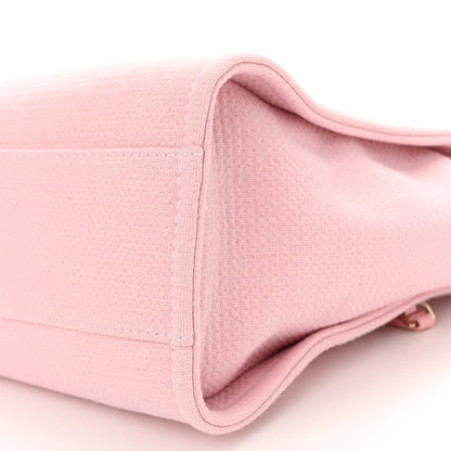 Chanel Mixed Fibers Small Deauville Tote Pink 11 of 11