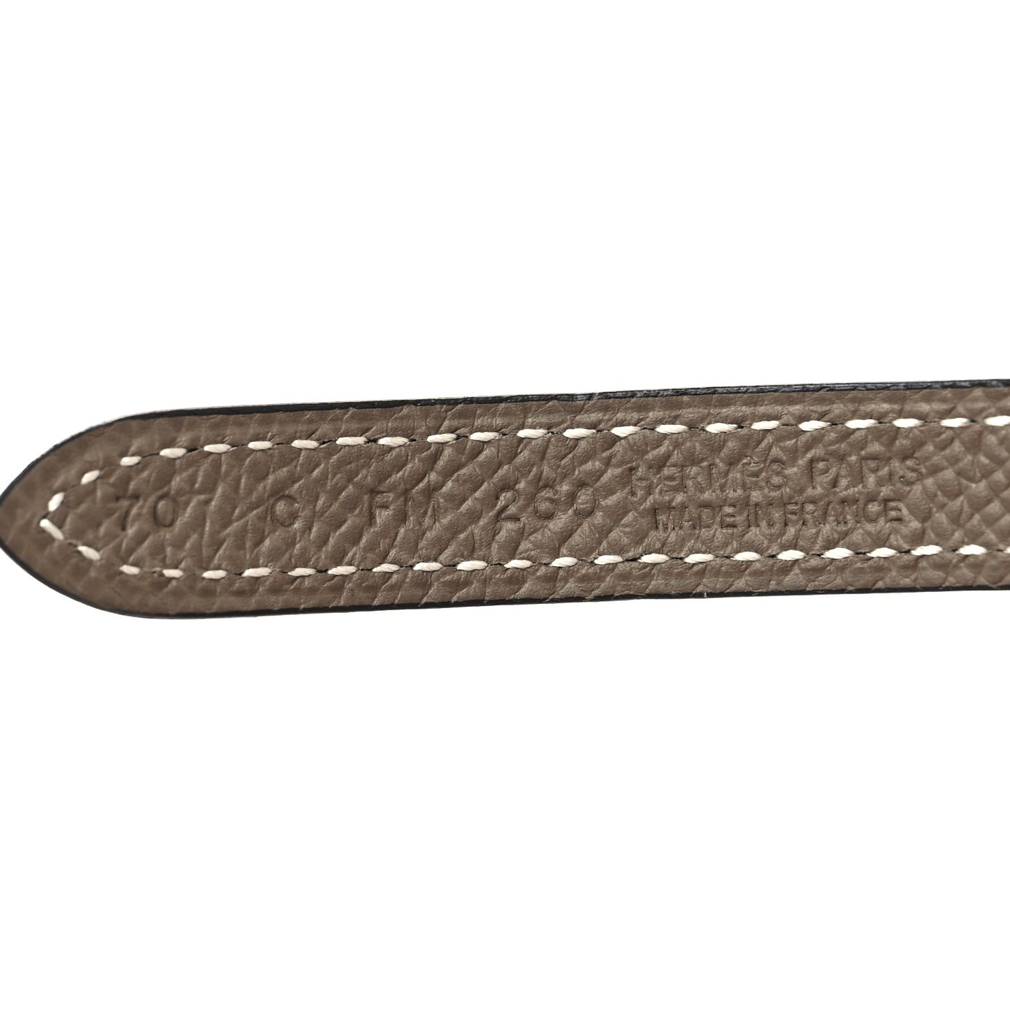 Epsom 18mm Belt Etoupe Black