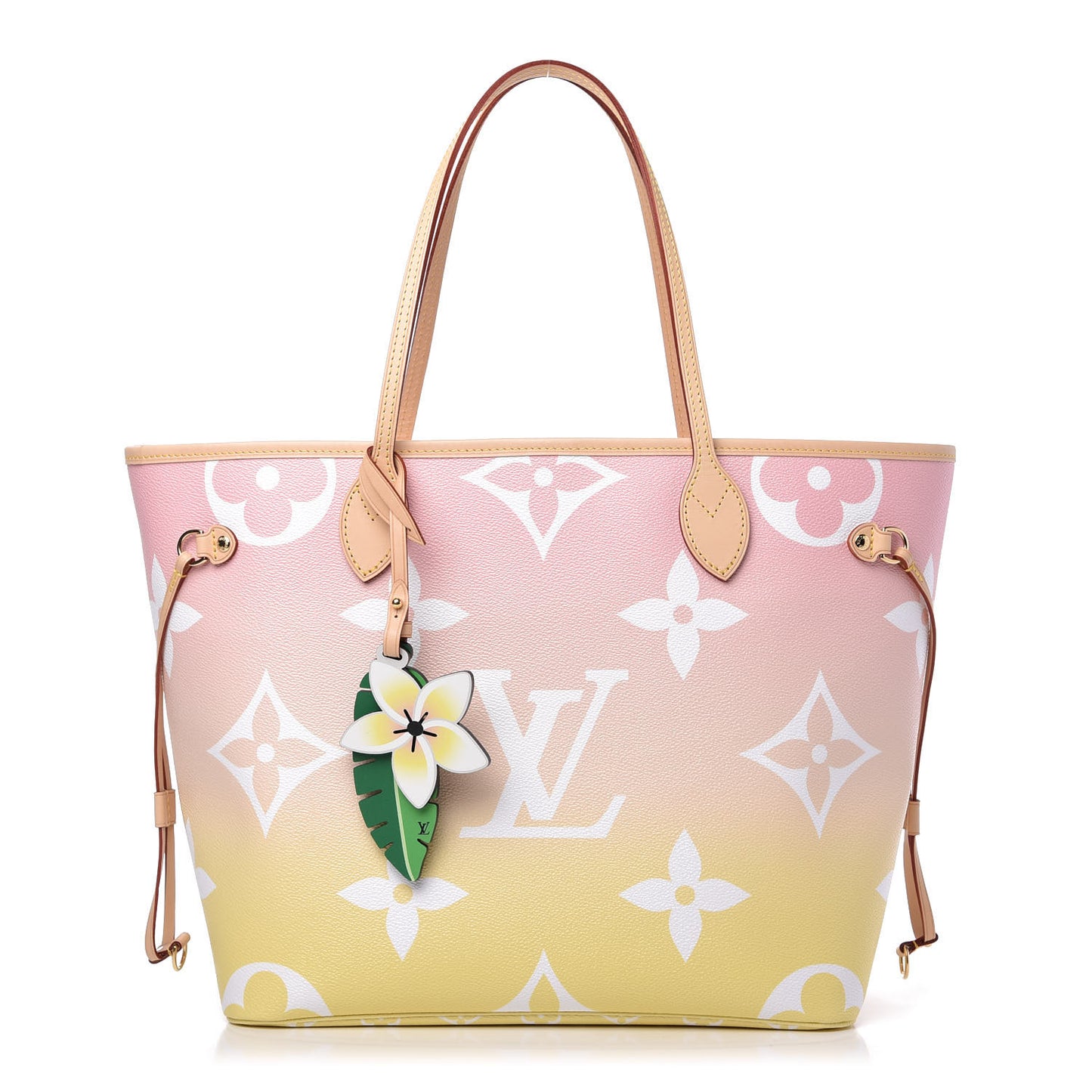 Monogram Giant By The Pool Neverfull MM Light Pink
