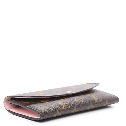 Louis Vuitton Monogram Emilie Wallet Rose Ballerine 3 of 10