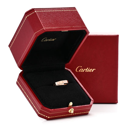 Cartier 18K Pink Gold 3.5mm LOVE Wedding Band Ring 49 5 5 of 5
