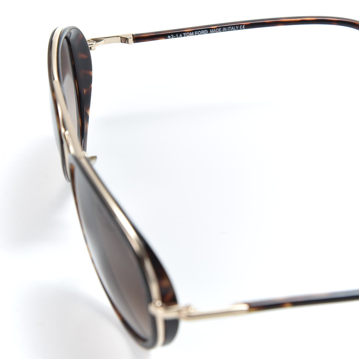 Tom Ford Miles Aviator Sunglasses TF341 Tortoise 5 of 7