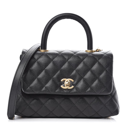 Chanel Caviar Quilted Mini Coco Handle Flap Black 1 of 10