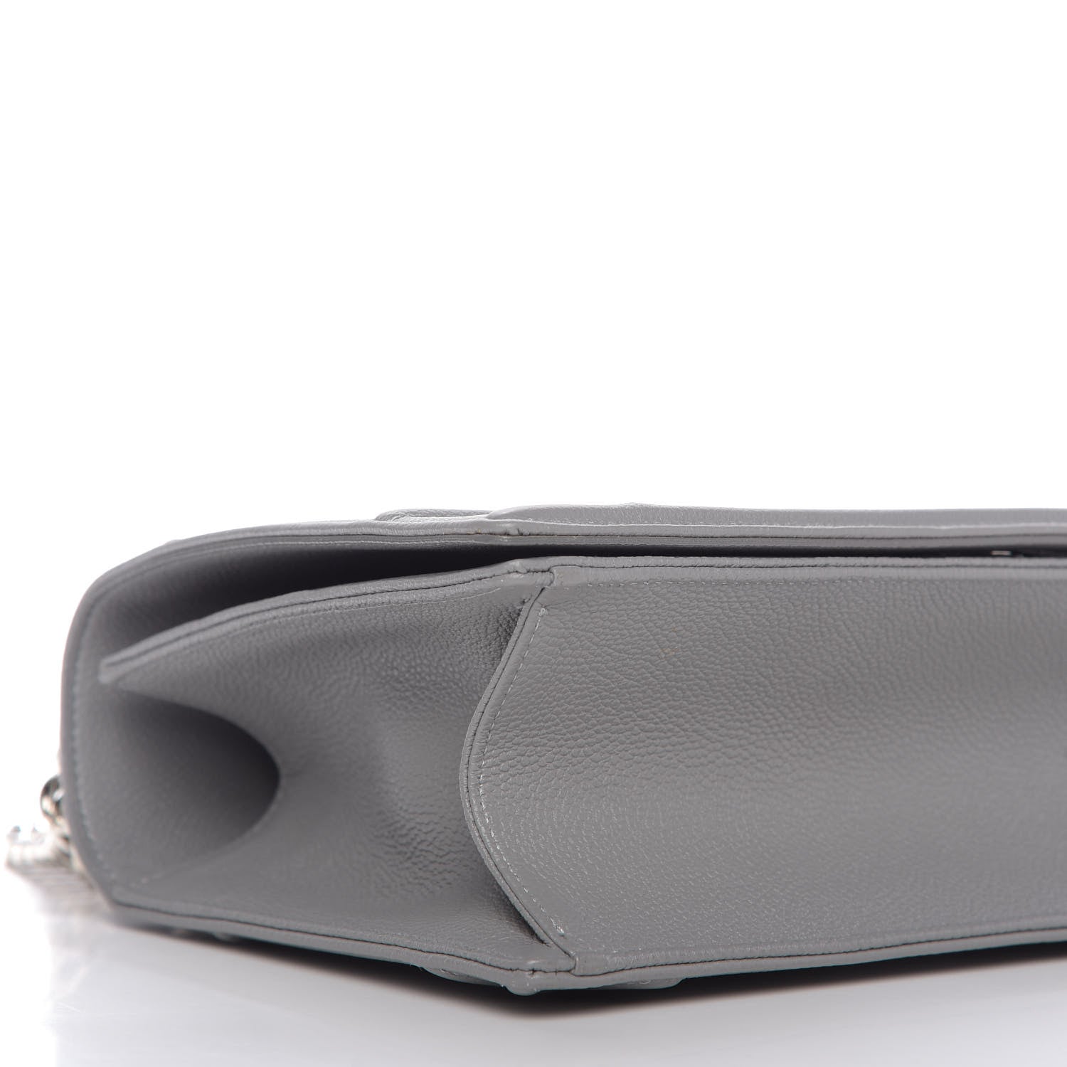 Christian Dior Grained Calfskin Medium Diorama Flap Bag Gris 7 of 11