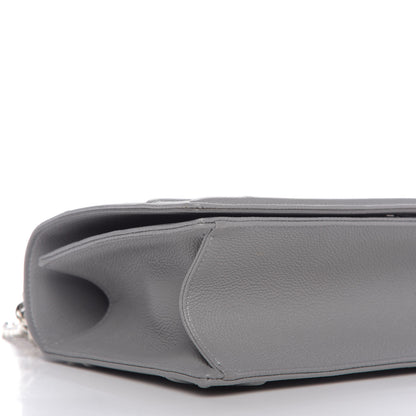 Christian Dior Grained Calfskin Medium Diorama Flap Bag Gris 7 of 11