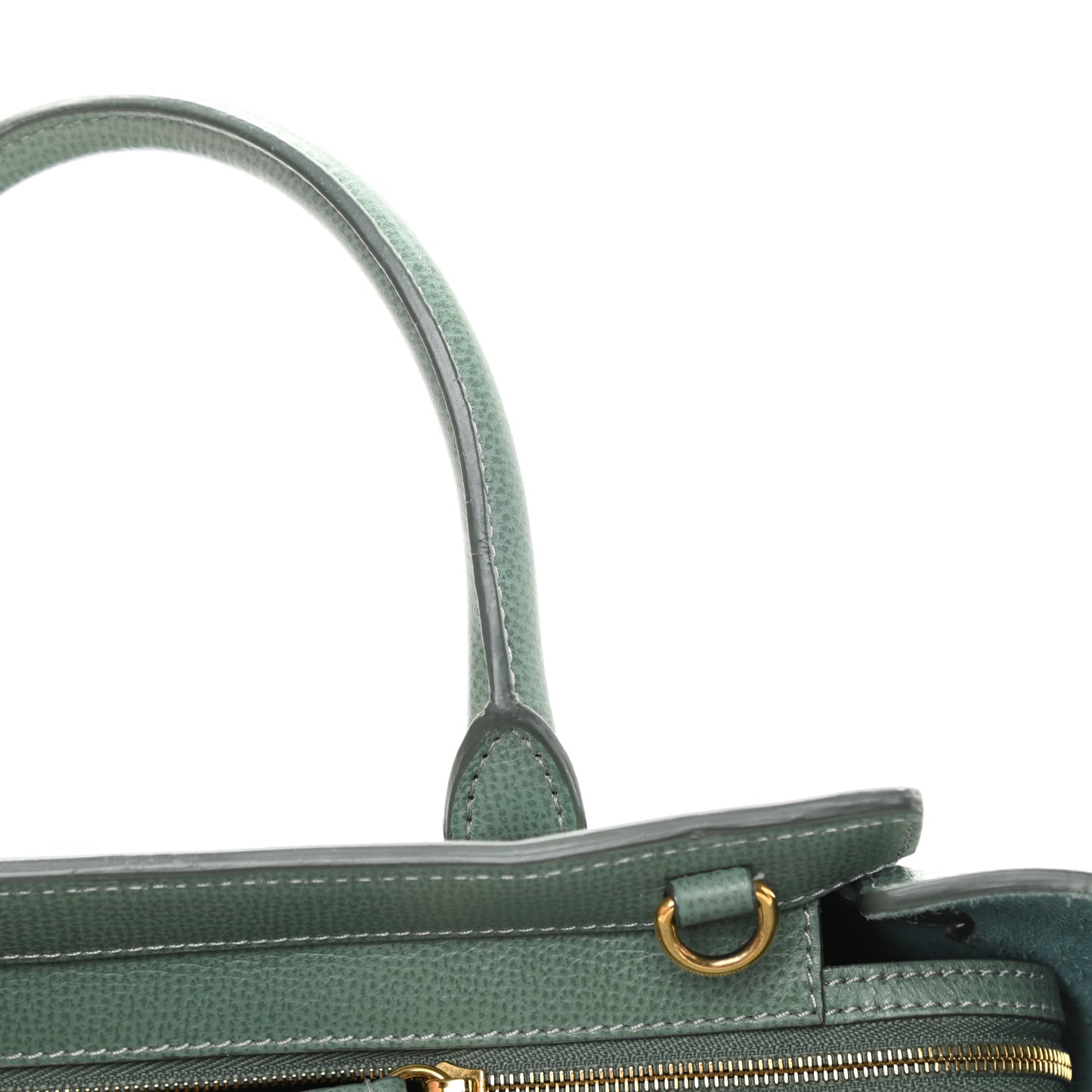 Small Classic Grain Mini Zipped Bayswater Antique Blue