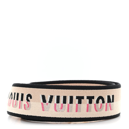 Louis Vuitton Jacquard Speedy Bandouliere 20 Shoulder Strap Black 2 of 3