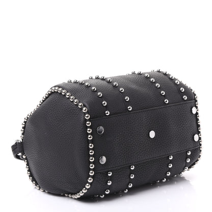 Alexander Wang Calfskin Studded Rockie Matte Black Rhodium Hardware 3 of 8