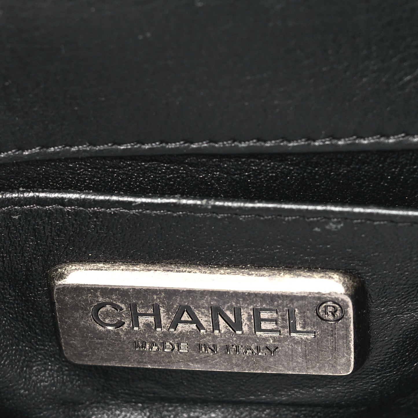 Galuchat Stingray Mini Boy Flap Black Silver