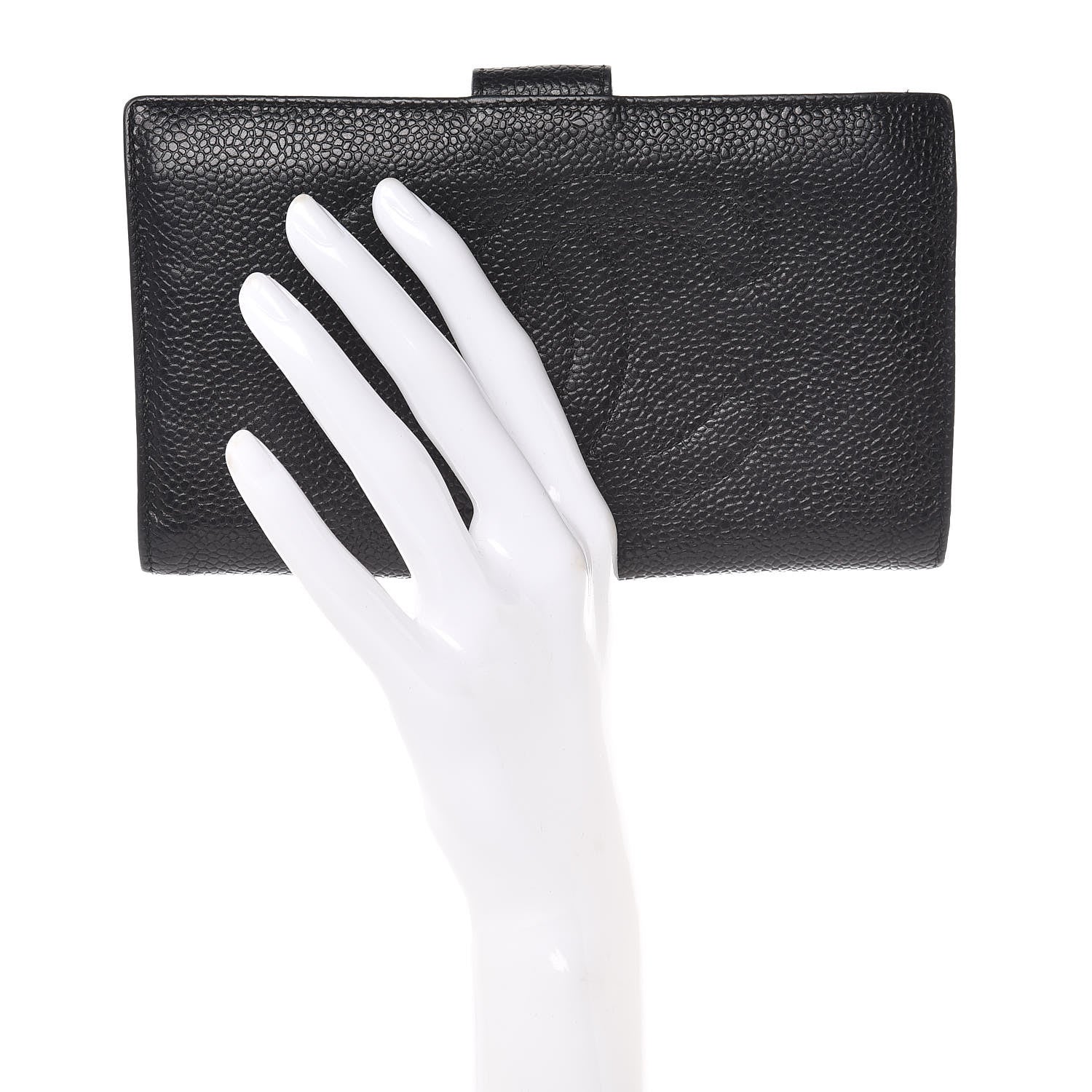 Chanel Caviar Timeless CC French Wallet Black 2 of 18