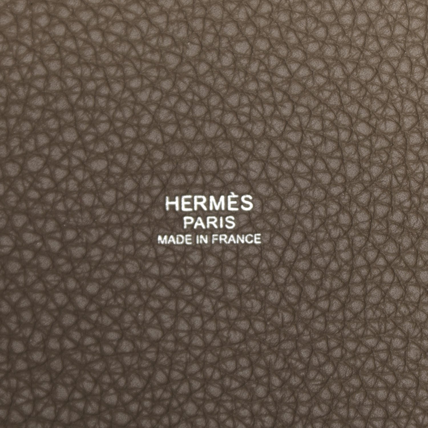 Hermes Taurillon Clemence Picotin Lock 22 MM Etoupe 6 of 12