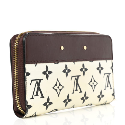 Louis Vuitton Calfskin Monogram Gamma Zippy Wallet White Chocolate 4 of 8