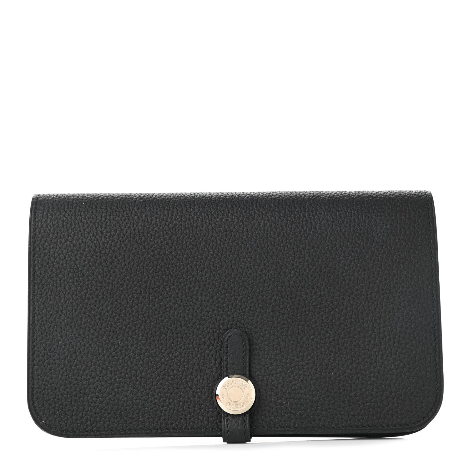 Hermes Togo Dogon Duo Wallet Black 1 of 10
