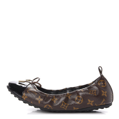Louis Vuitton Monogram Flirty Ballerina Flats 42 Black 1 of 7