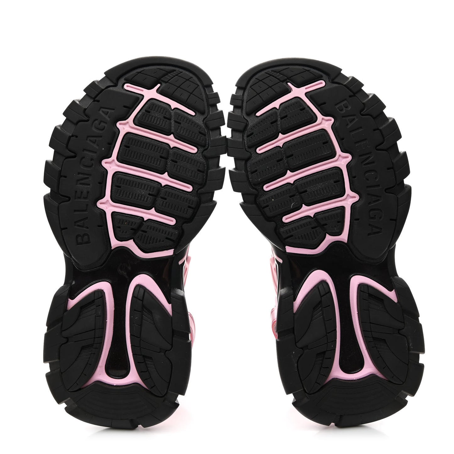 Rubber Neoprene Bi-Color Womens Track Sandals 37 Pink Black