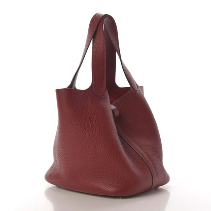 Hermes Taurillon Clemence Picotin 22 MM Rouge Vif 3 of 10