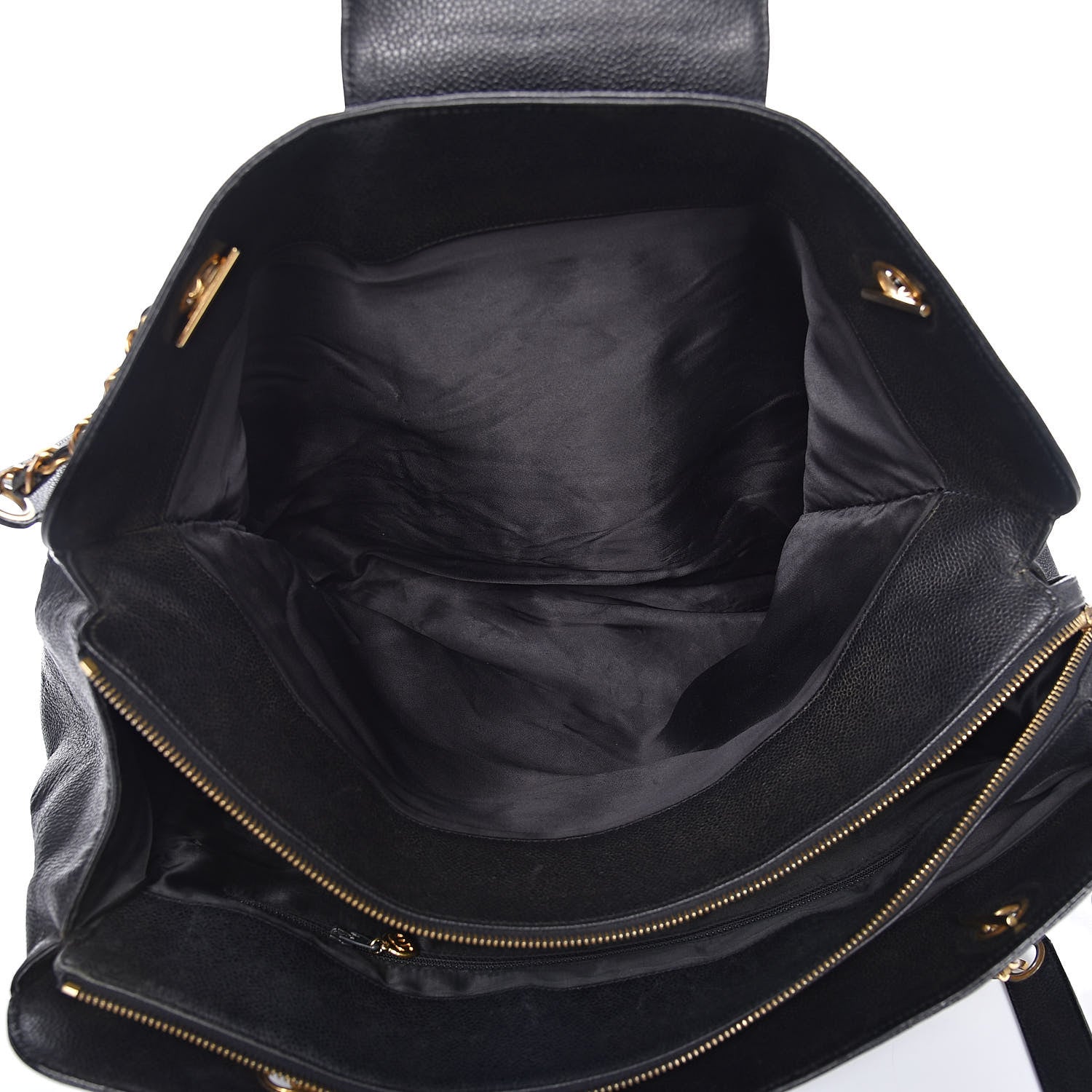 Chanel Caviar XL Weekender Bag Black 5 of 17
