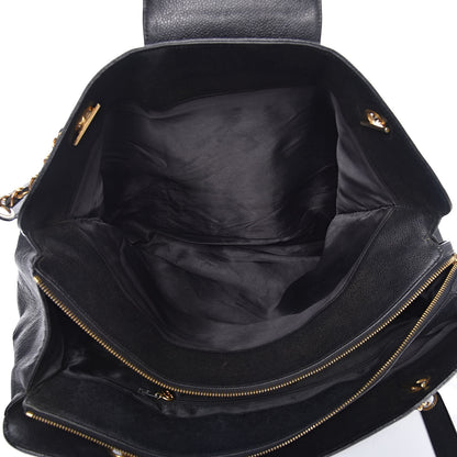 Chanel Caviar XL Weekender Bag Black 5 of 17
