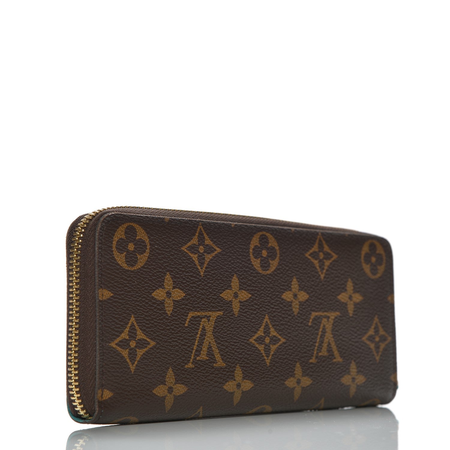 Louis Vuitton Monogram Clemence Wallet Turquoise 3 of 6