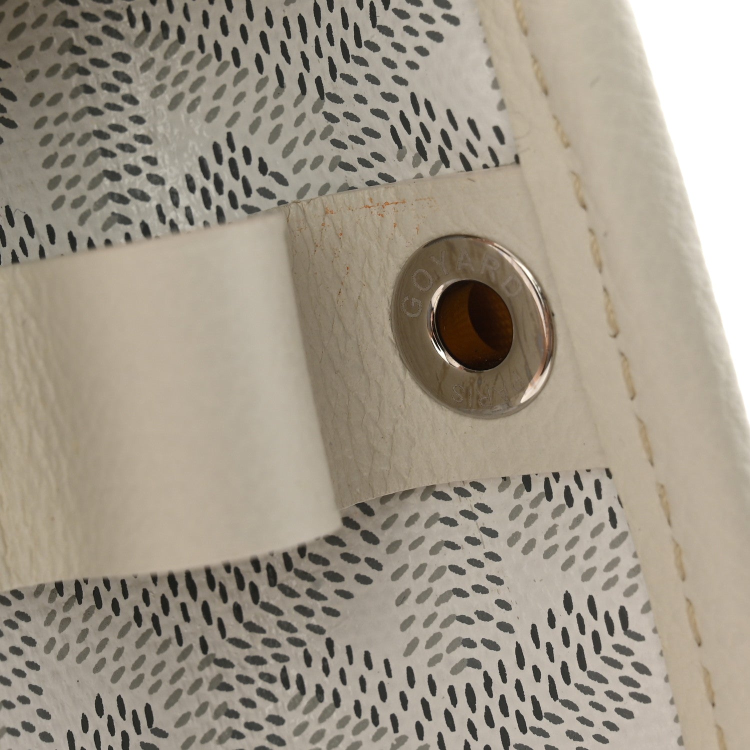 Goyard Goyardine Jouvence MM Toiletry Pouch White 11 of 11