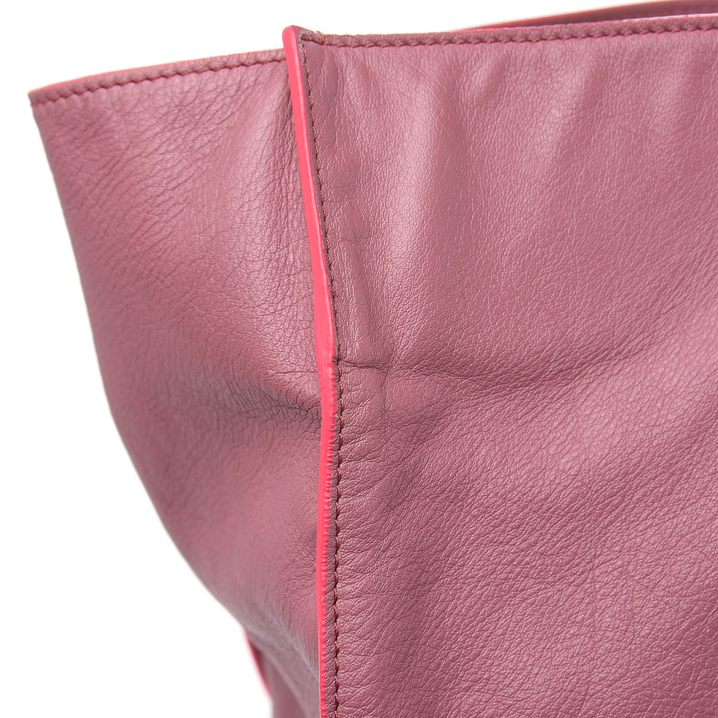 Veau Papier A4 Tote Rose Anglaise