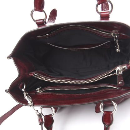 Miu Miu Vitello Shine Tote Amaranto 4 of 15