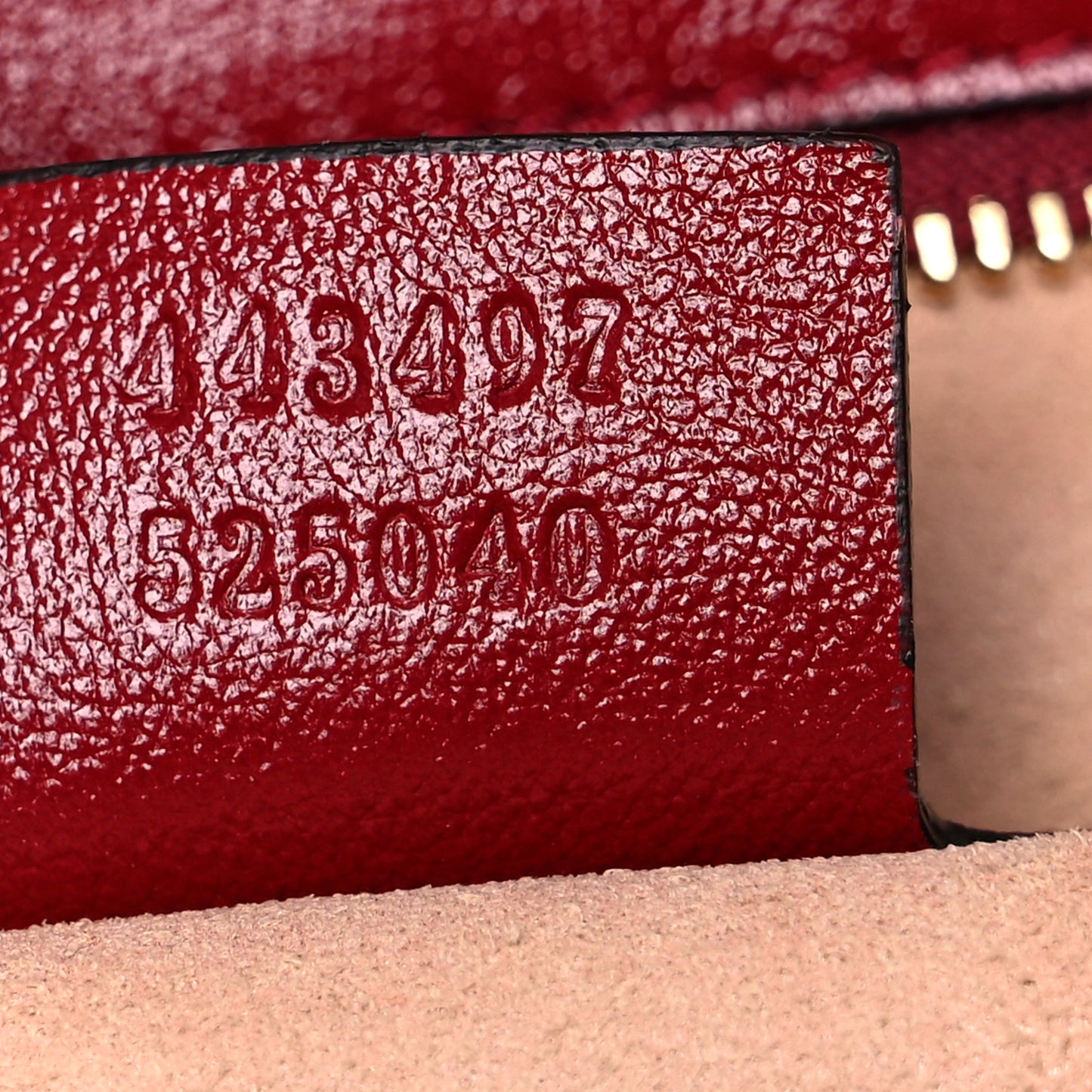 Monogram Azalea Calfskin Matelasse Diagonal Small GG Marmont Shoulder Bag Beige Ebony New Cherry Red