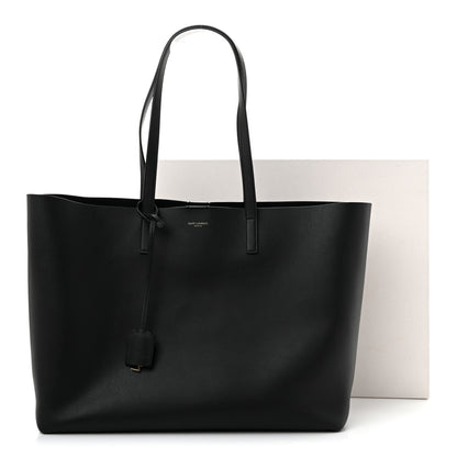 Saint Laurent Calfskin Large Shopping Tote Black 11 of 11