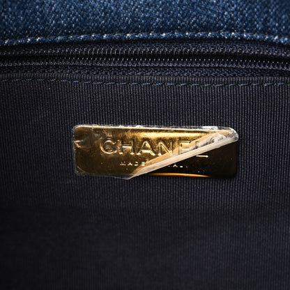 Chanel Denim Quilted Medium Chanel 19 Flap Blue 6 of 12