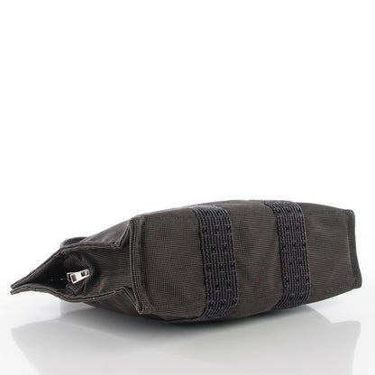 Hermes Canvas Herline PM Tote Grey 9 of 14