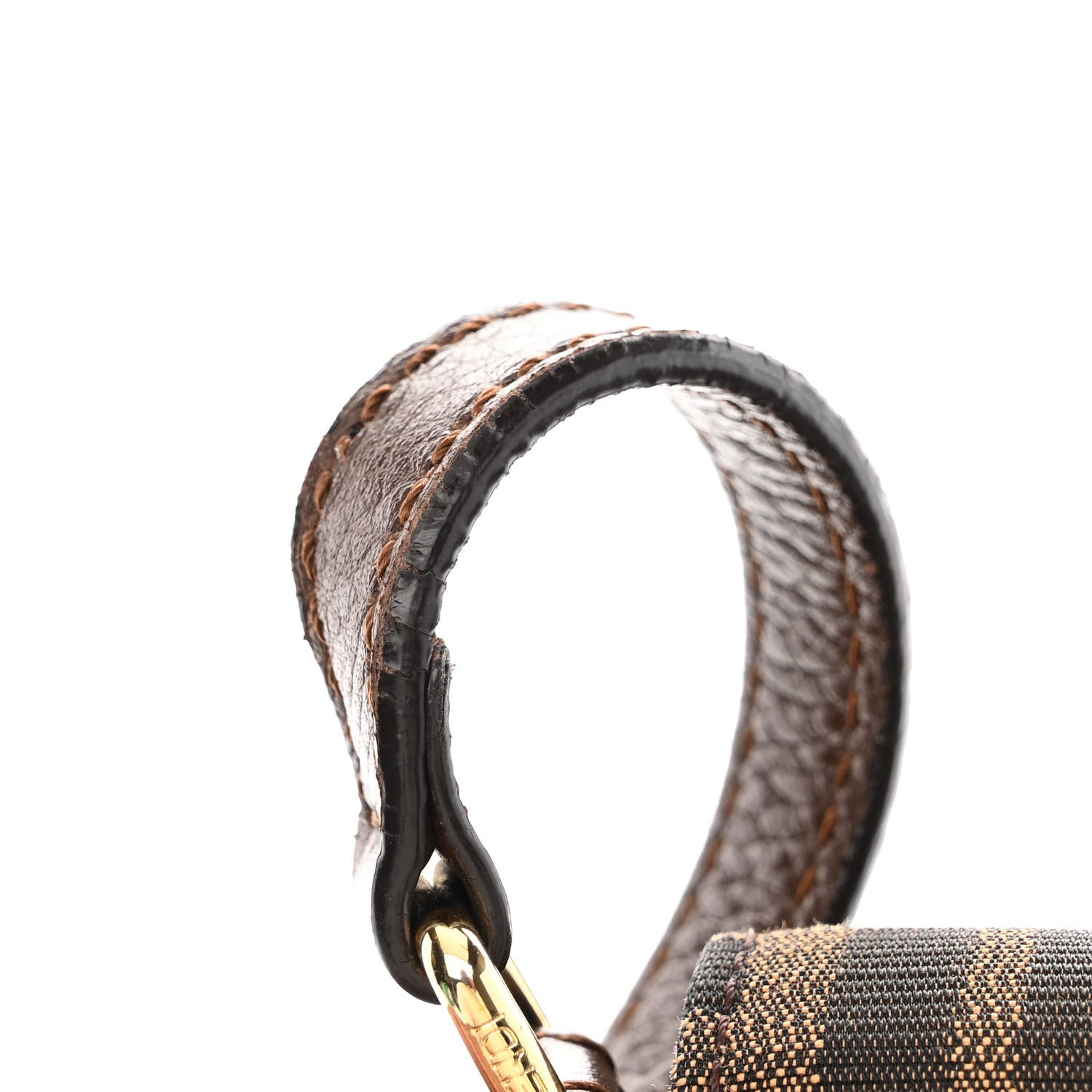 Fendi Zucca Vitello Artic Small Messenger Bag Tobacco Castagna 14 of 14