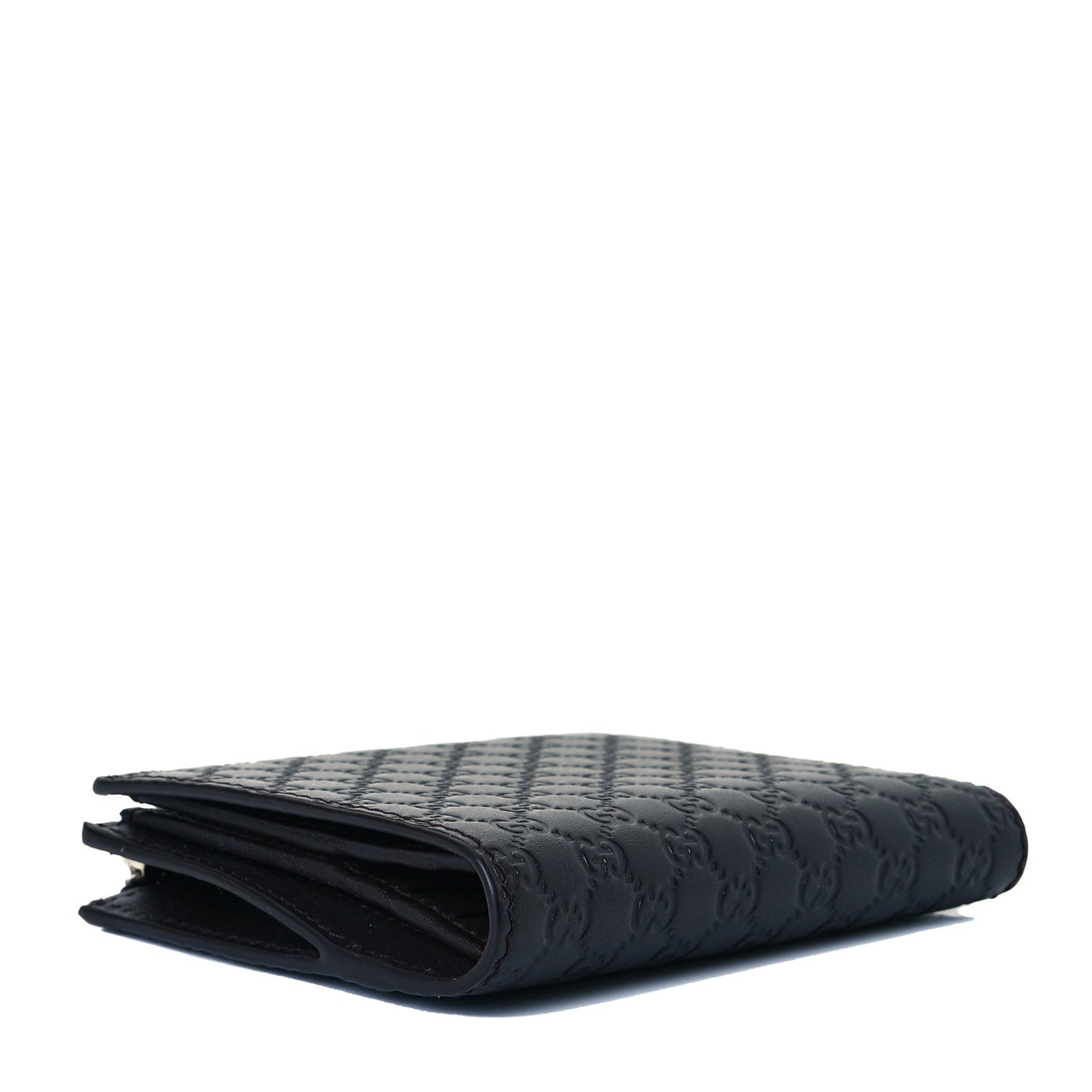 Gucci Microguccissima Snap Bi-Fold Wallet Black 4 of 7